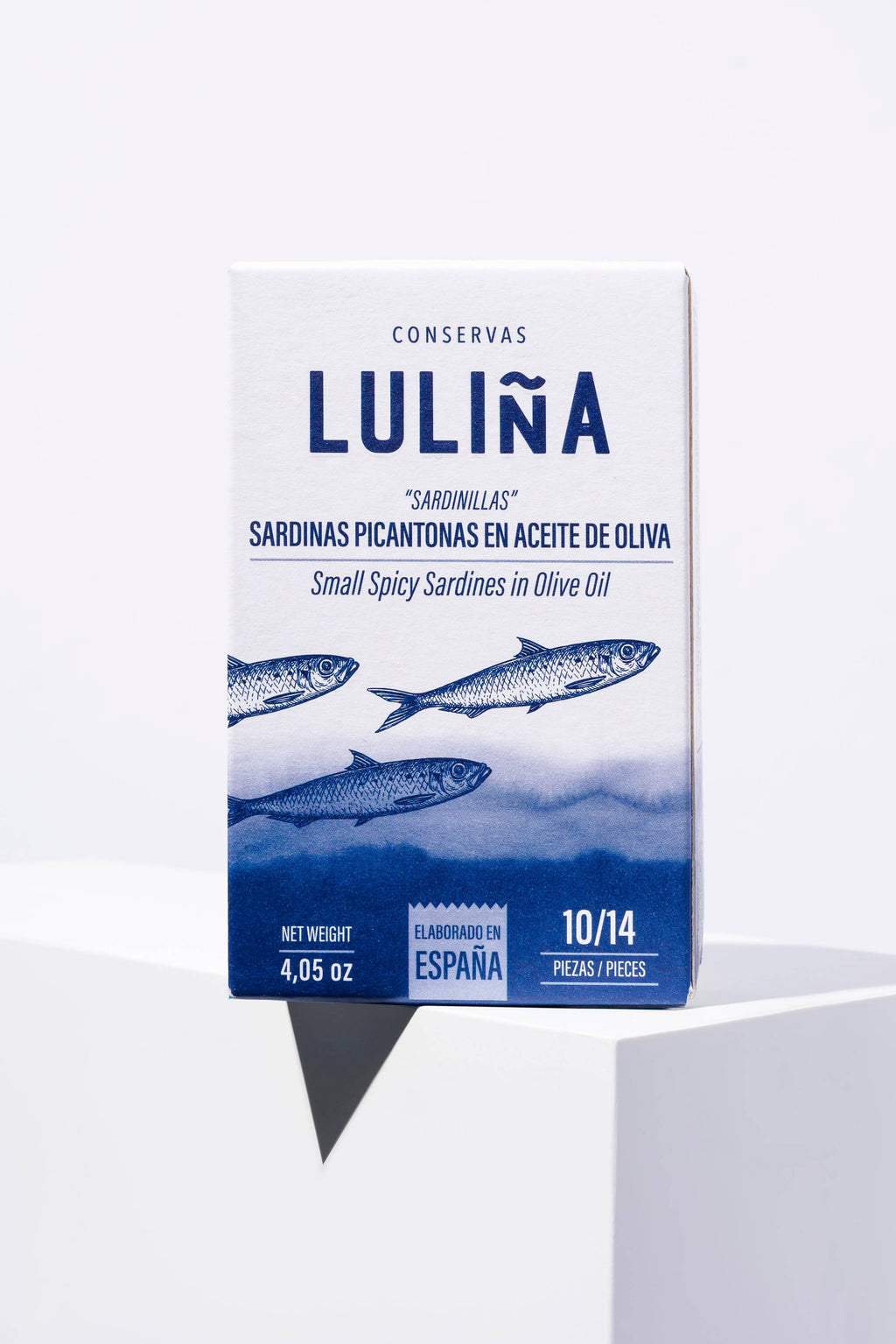 Sardine mici in ulei de măsline picant, 115 g Conservas Luliña