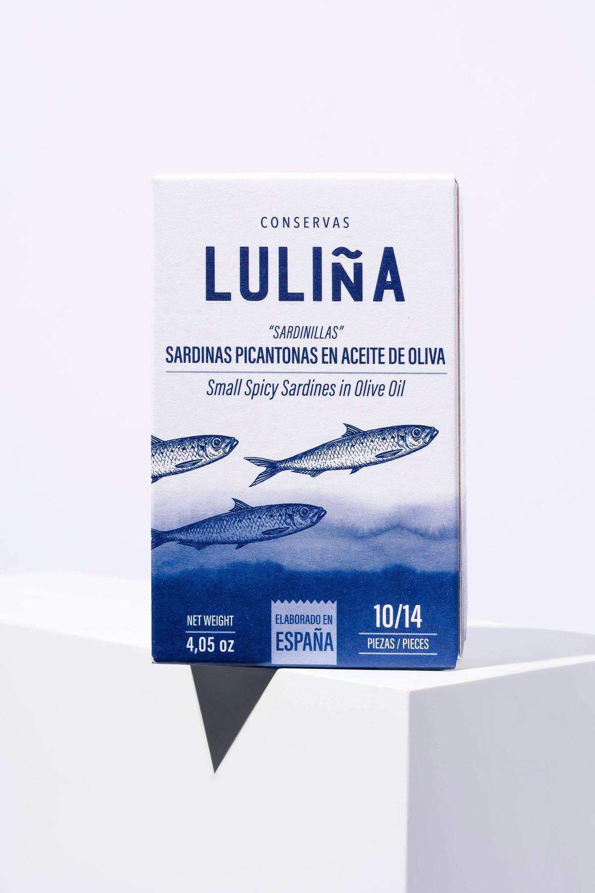Sardine mici in ulei de măsline picant, 115 g Conservas Luliña
