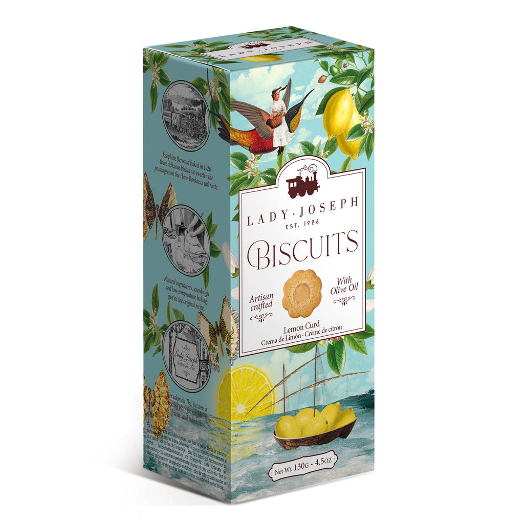 Biscuiți cu cremă de lămâie (dulci), 100gr Lady Joseph