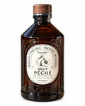 Sirop cu aroma naturala de piersică - Organic, 400 ml Bacanha
