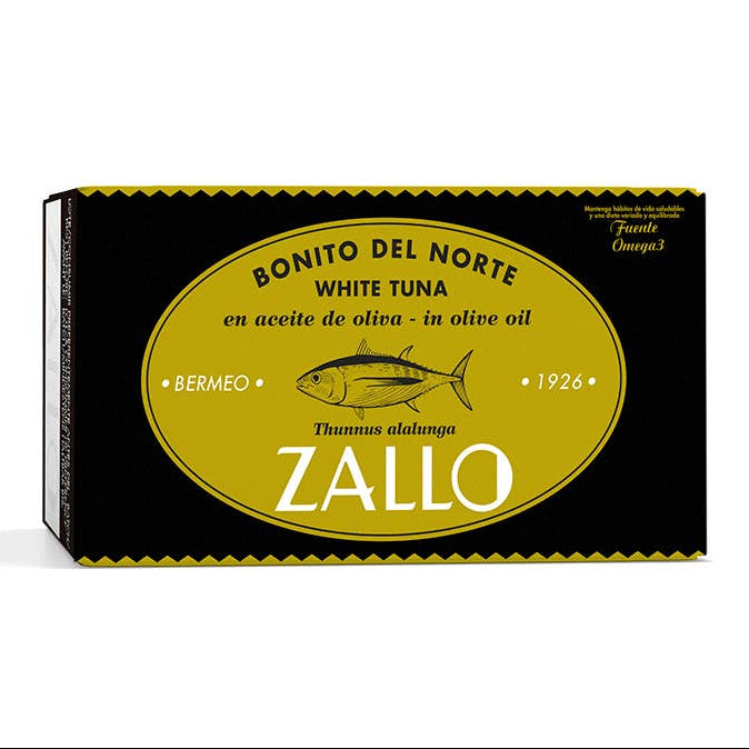 Ton alb Bonito del Norte în ulei de măsline, 112g ZALLO