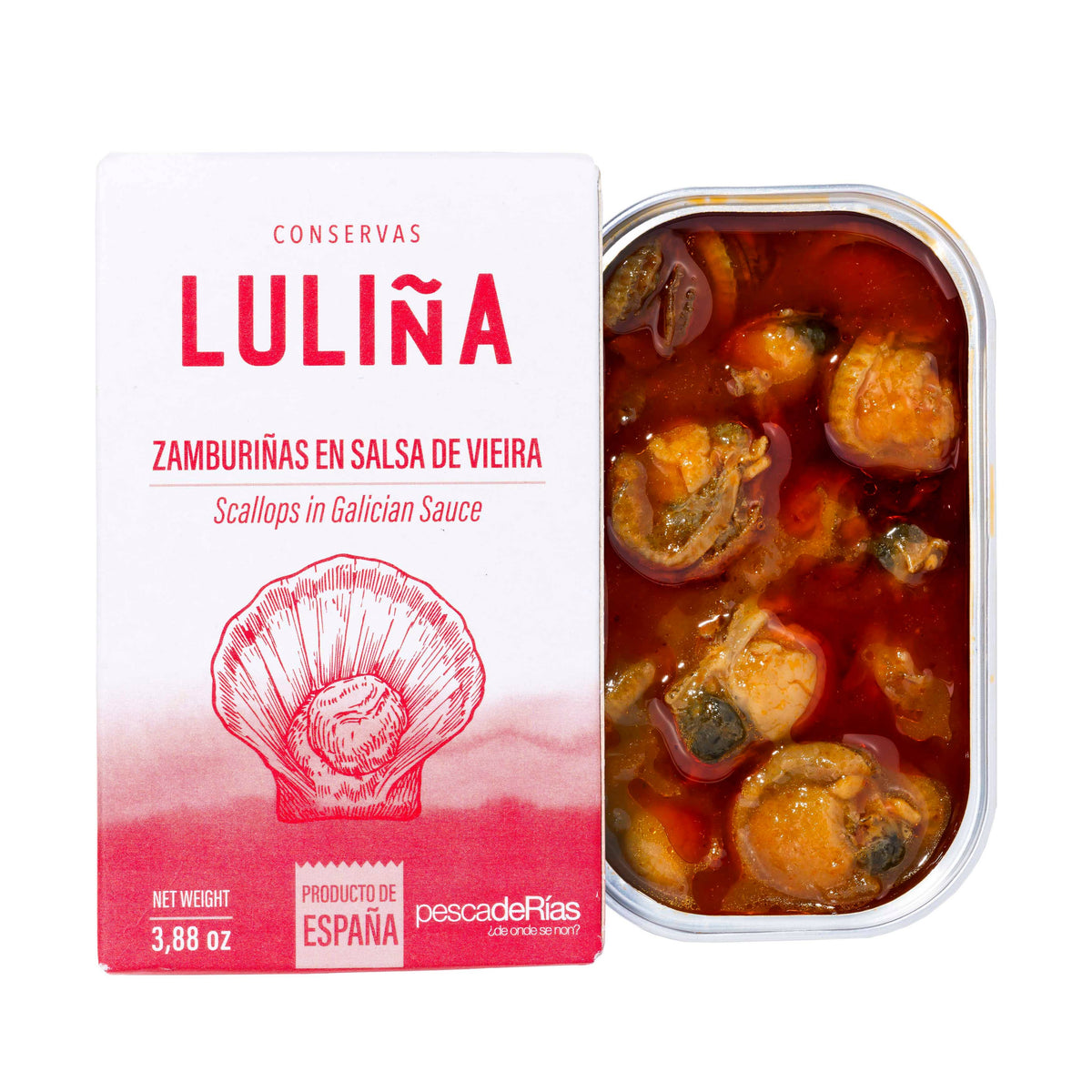 Scoici în sos galician, 110 g Conservas Luliña