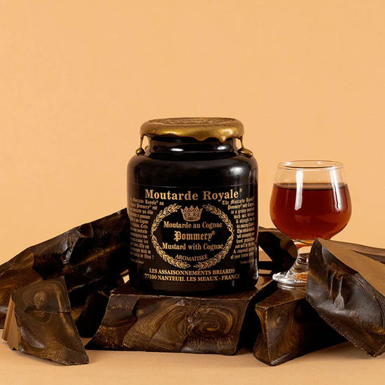 Muștar Regal boabe cu Coniac 6% Pommery®, 250 g