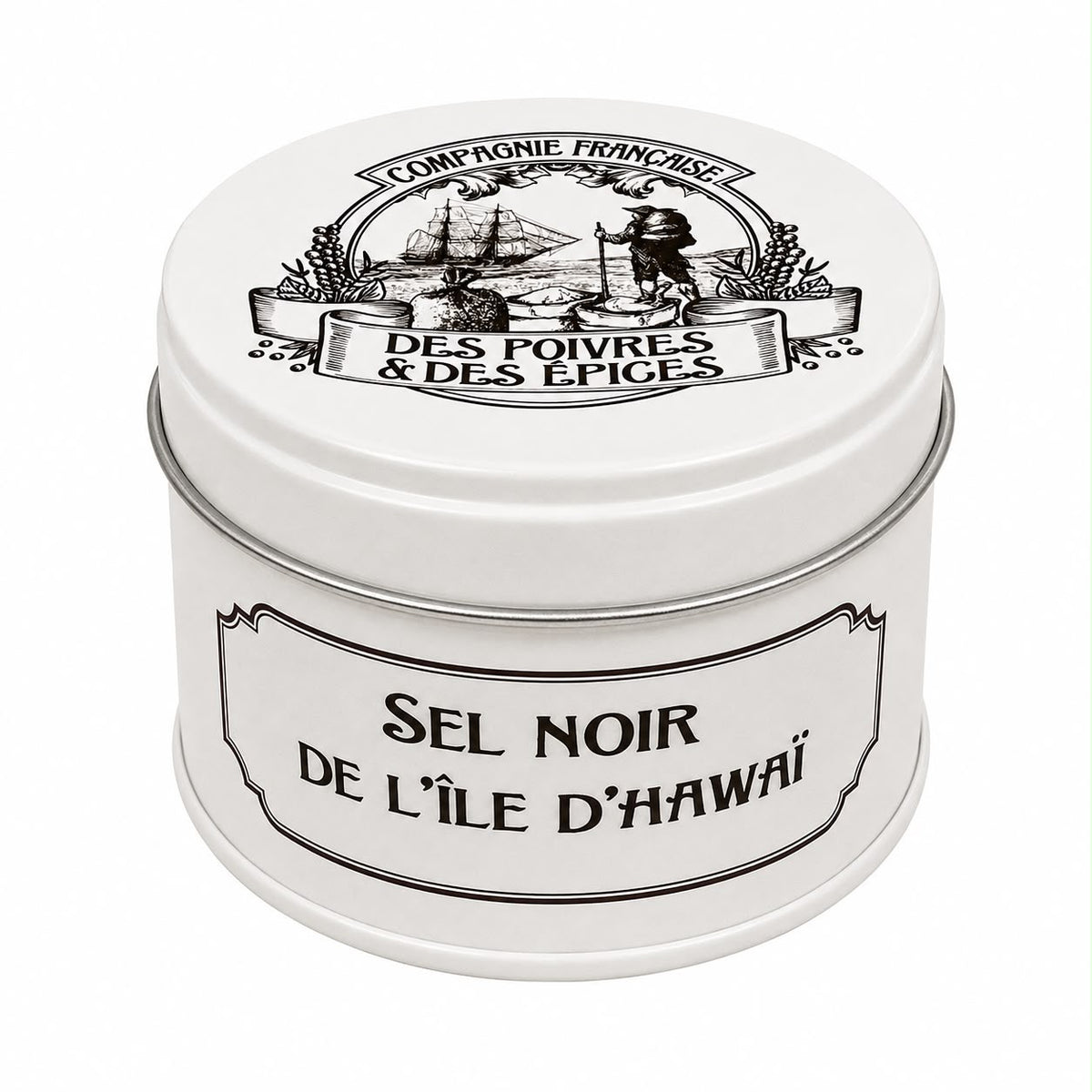 Sare neagră din Insula Hawaii, 80gr Compagnie Française des Poivres et Epices