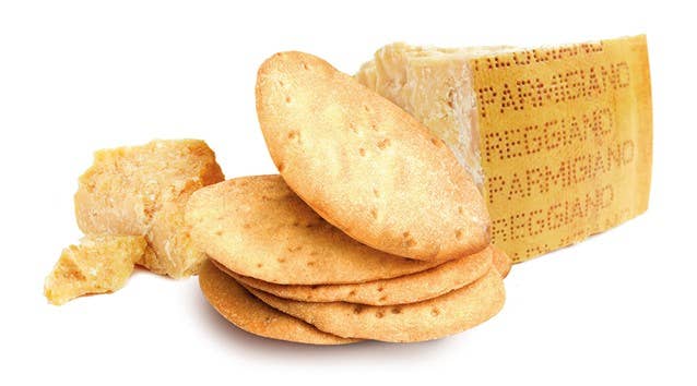 Crackers Artizanali Lady Joseph cu Parmezan și Ulei de Măsline, 100g