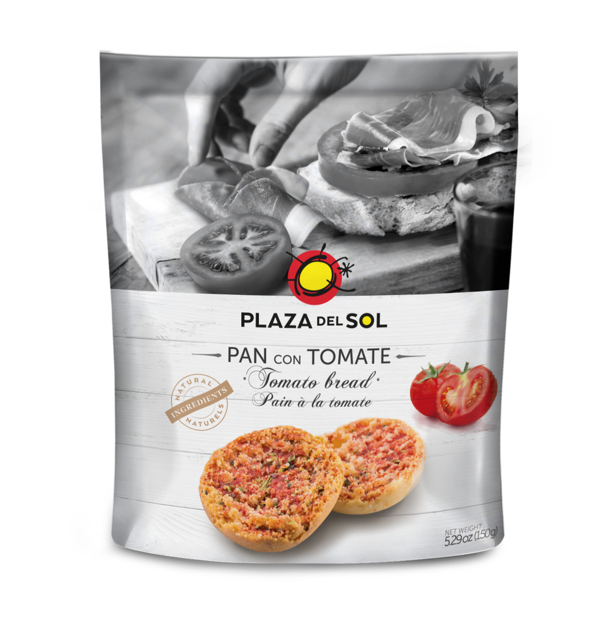 Pâine coaptă cu aroma de roșii și oregano, 150g Plaza del Sol