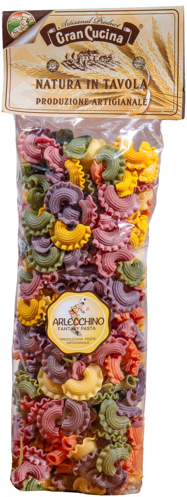 Paste Creste di Gallo Arlecchino, 500gr Gran Cucina