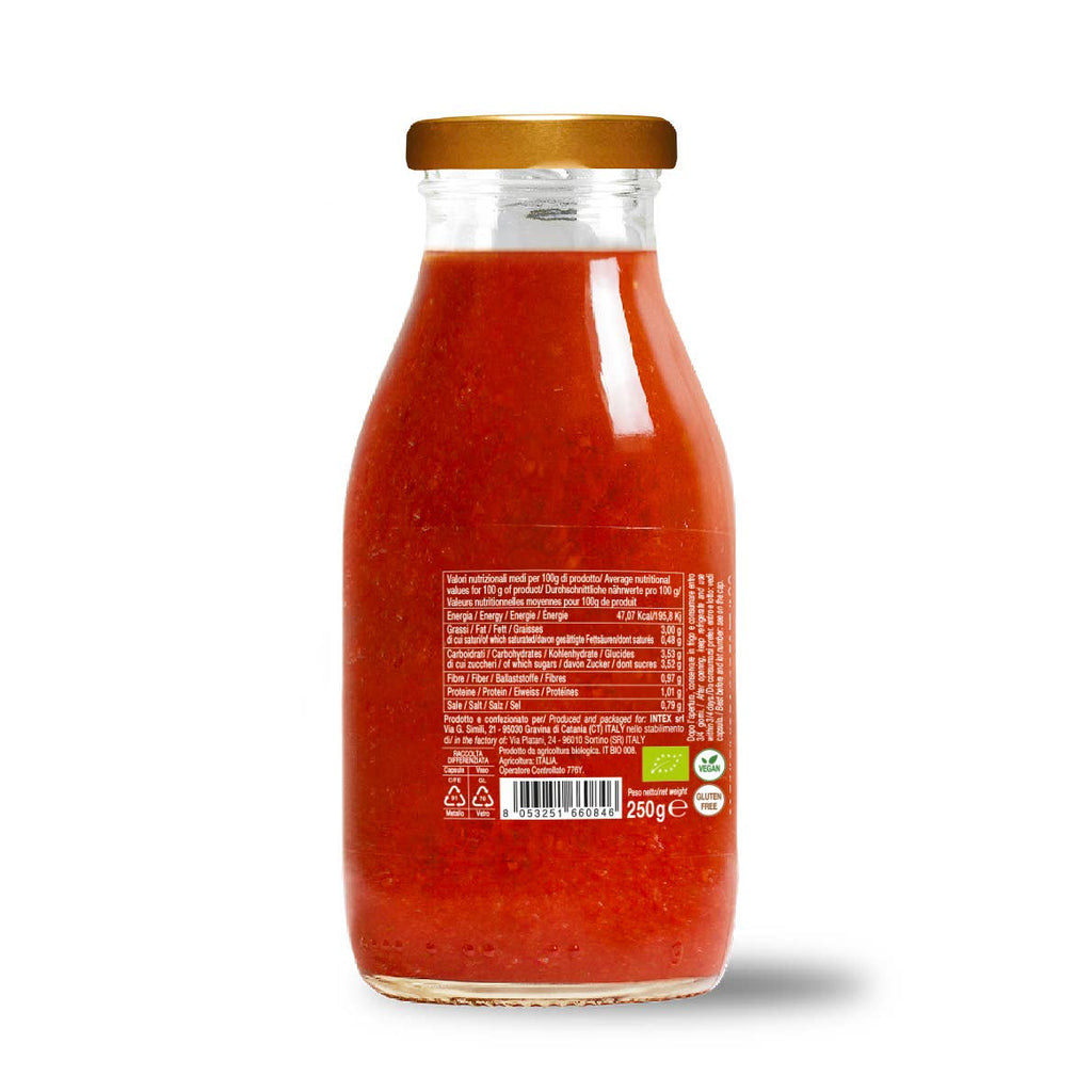 Sos de rosii cherry bio in stil palermitana gata, 250gr Convivia