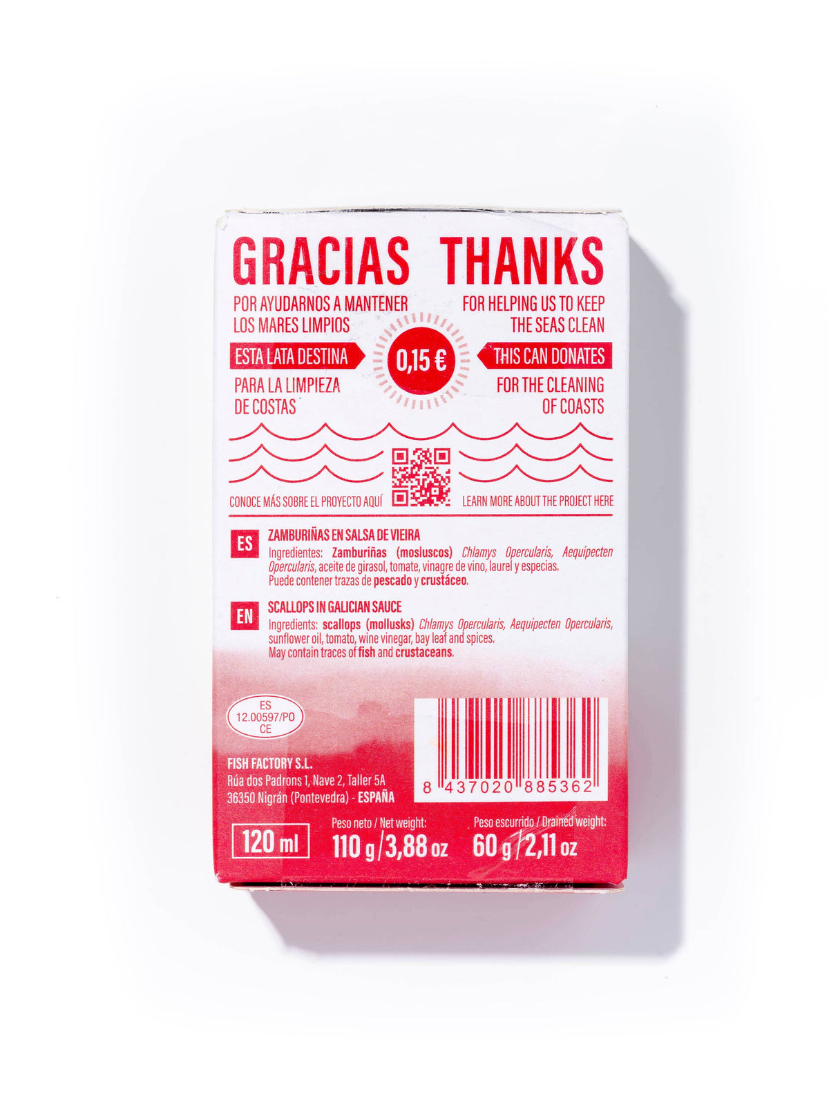 Scoici în sos galician, 110 g Conservas Luliña