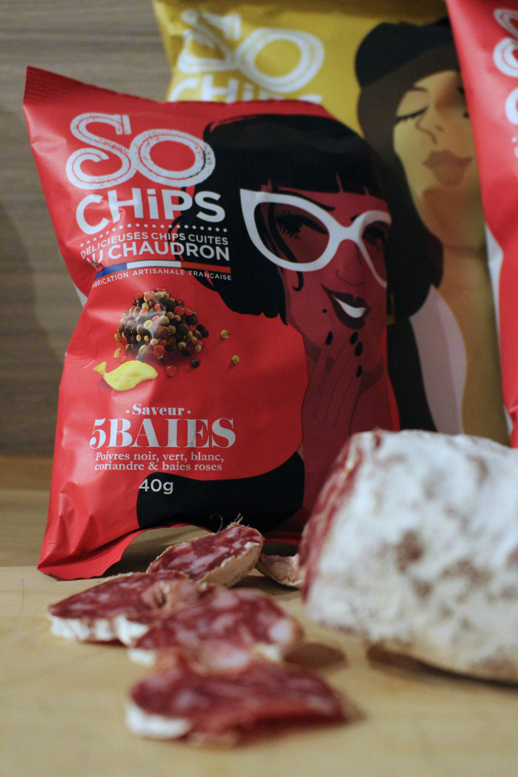 Chipsuri artizanale cu amestec de 5 tipuri de piper 40g So Chips