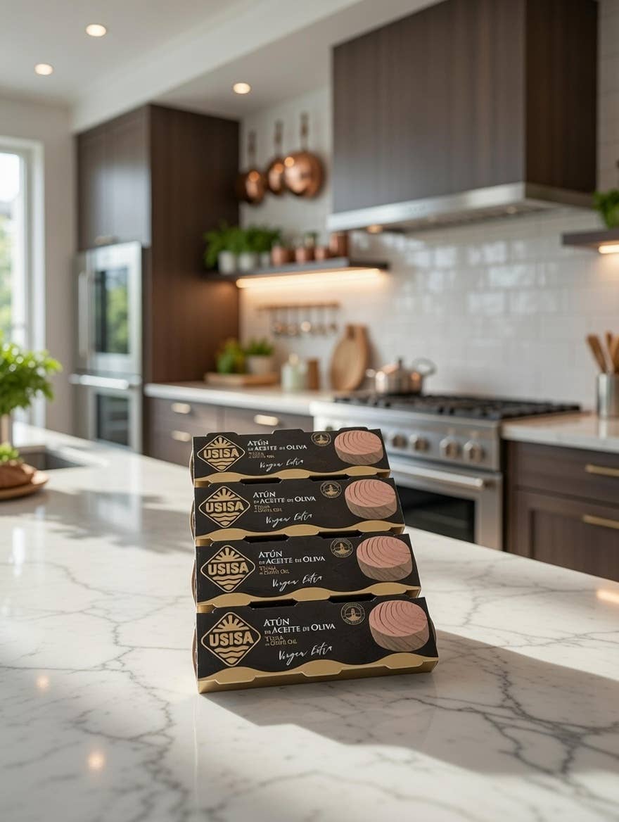 Ton în ulei de măsline extravirgin, pachet 3x70g (210g) USISA