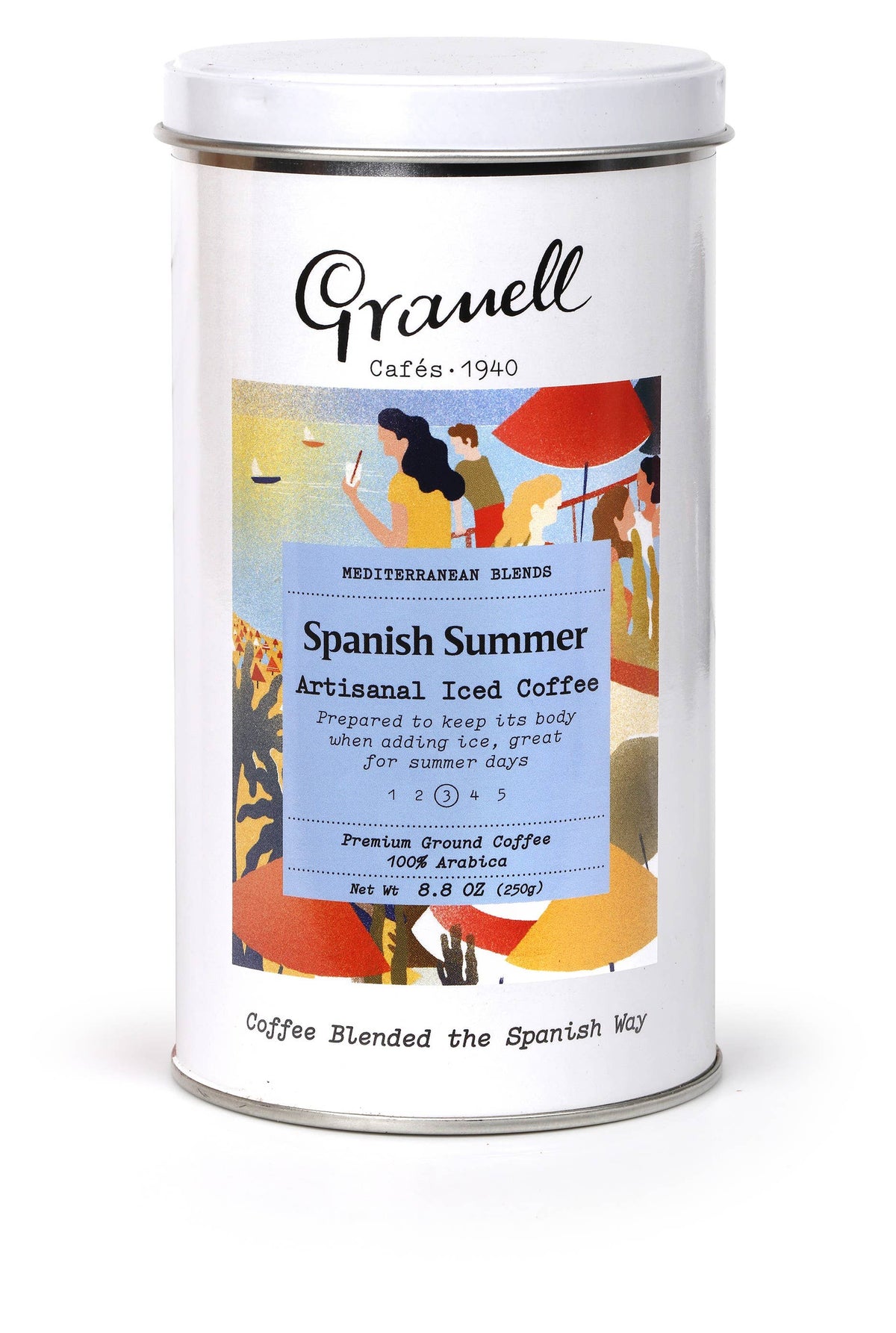 Cafea măcinată spaniolă de vară mediteraneană, 250gr Cafes Granell