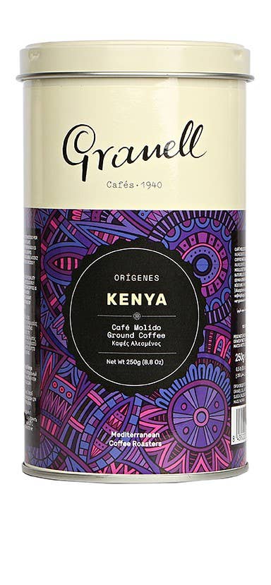 Cafea măcinată gourmet Kenya, 250gr Cafes Granell