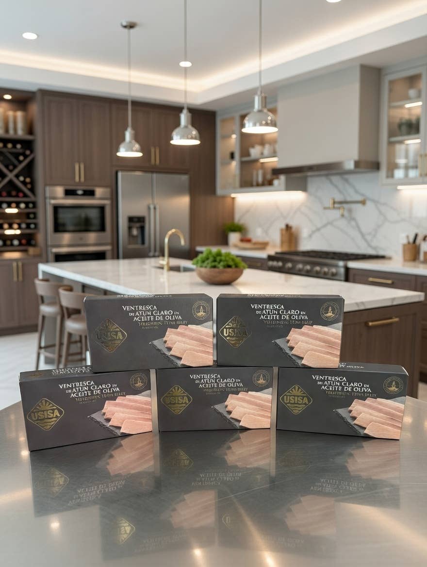 Fileuri de burtă de ton galben, 120 g USISA