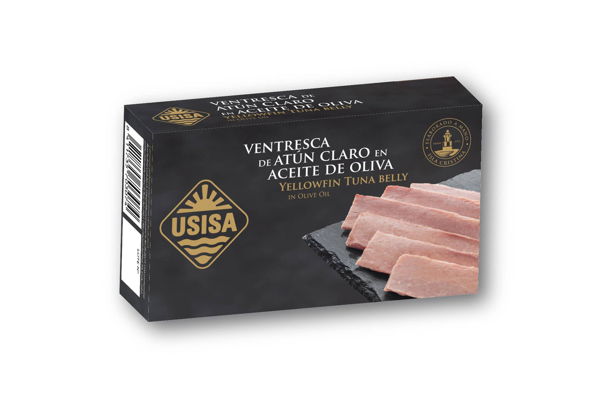 Fileuri de burtă de ton galben, 120 g USISA