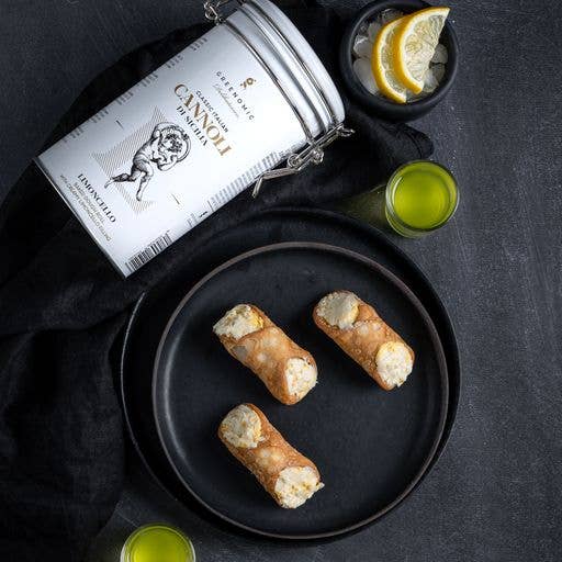 Rulouri de patiserie siciliene cu cremă de Limoncello, 200g Greenomic Delikatessen