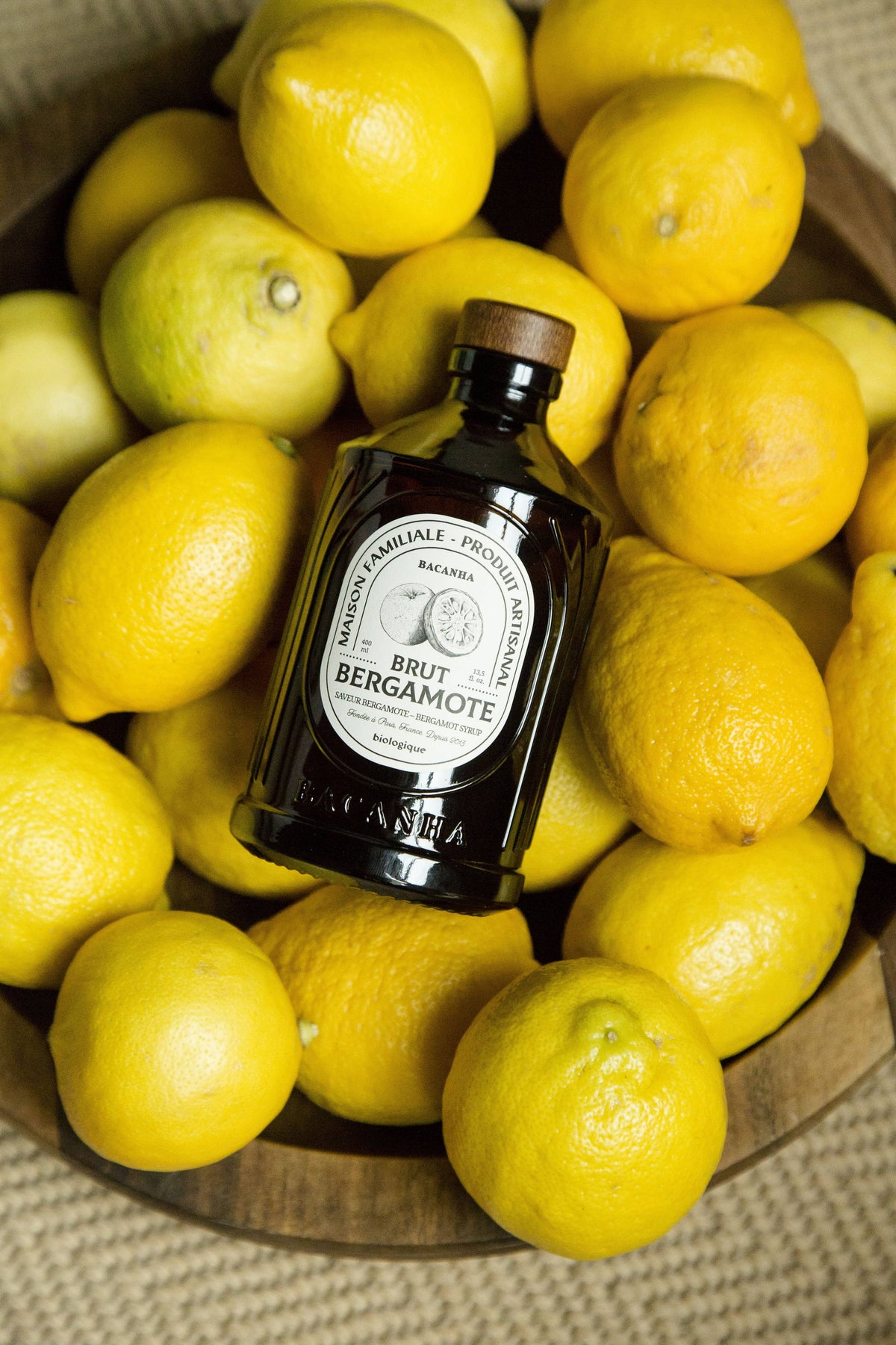 Sirop de bergamotă crud - Organic, 400ml BACANHA