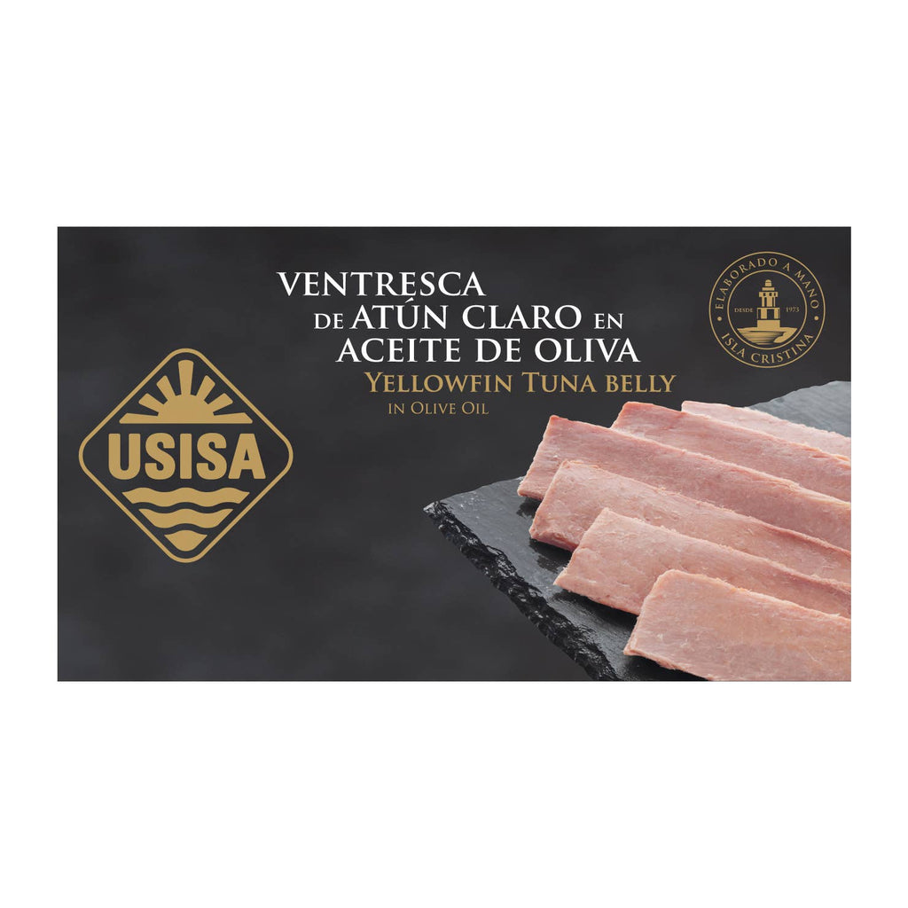Fileuri de burtă de ton galben, 120 g USISA
