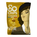 Chipsuri de cartofi Nature (cu sare), 125g So Chips