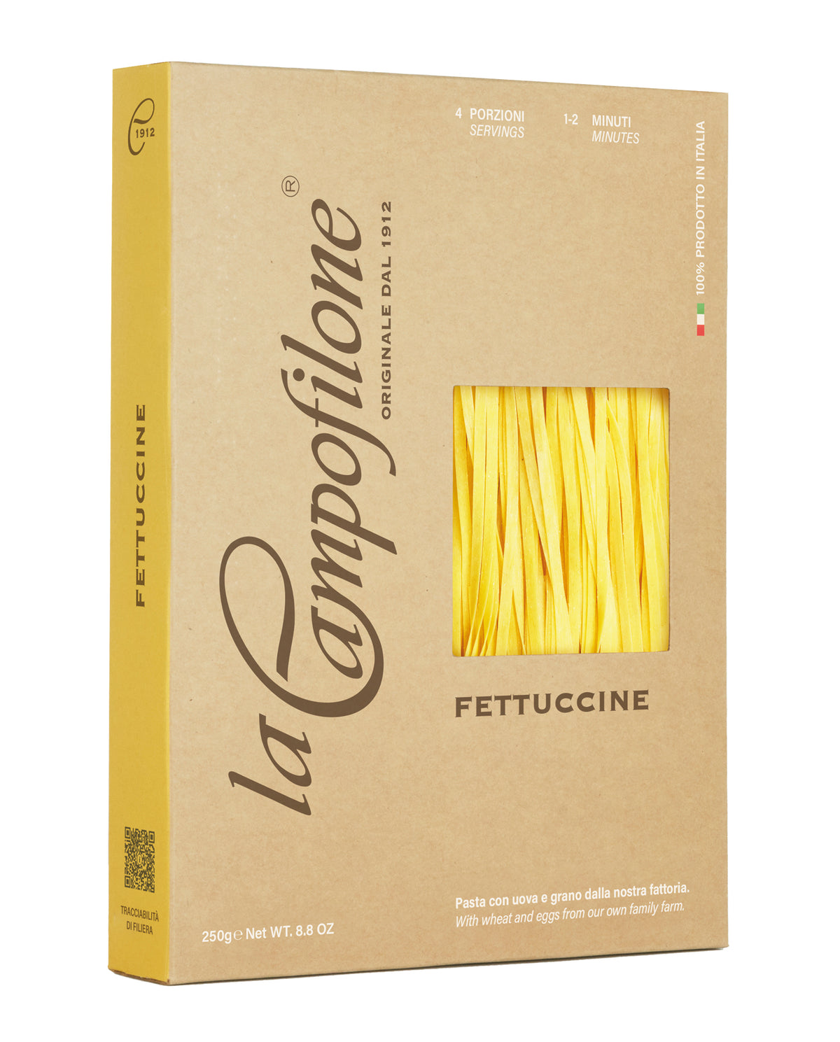Paste Fettuccine, 250 gr - La Campofilone