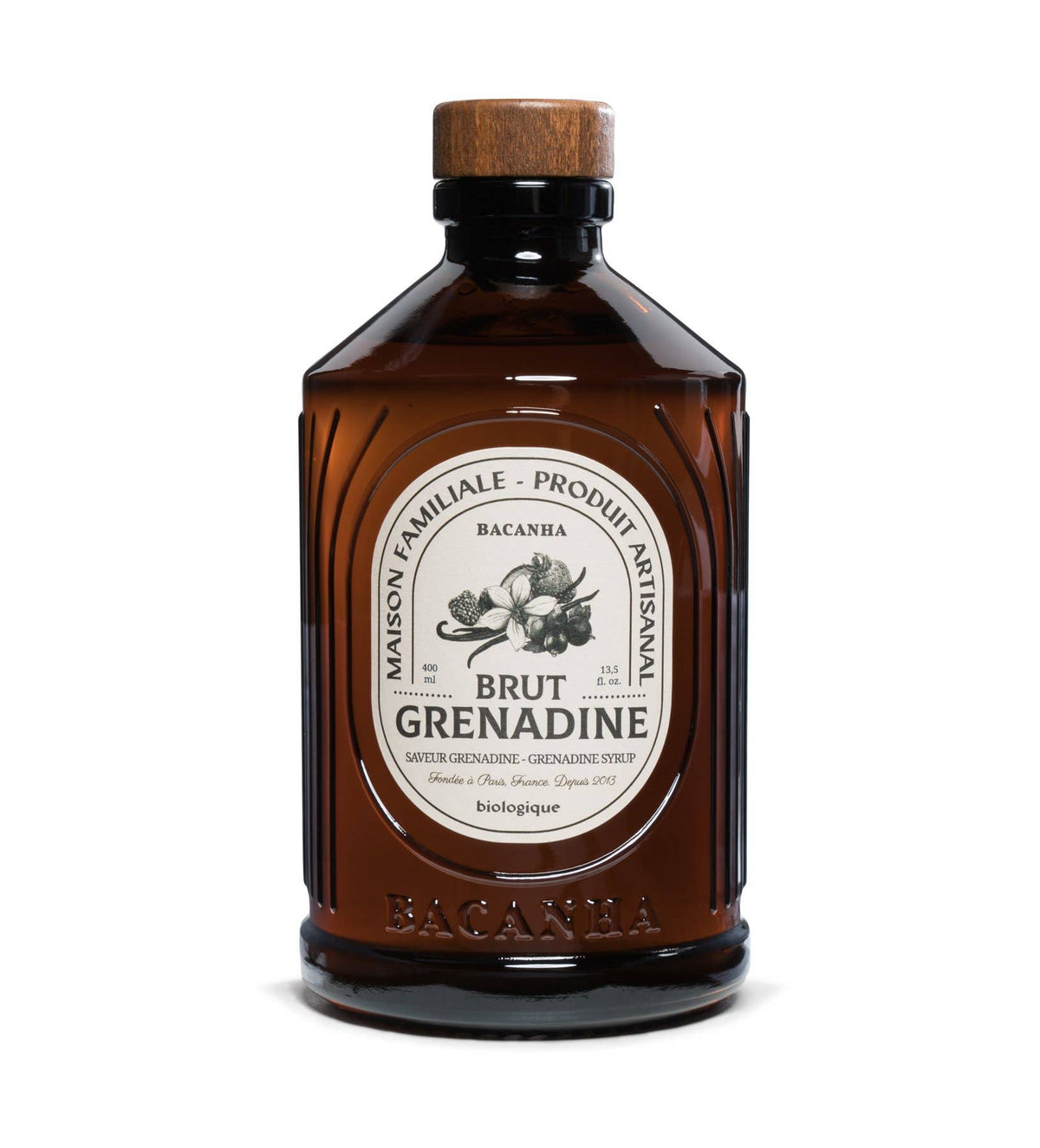 Sirop de Grenadină Crud - Organic, 400ml BACANHA