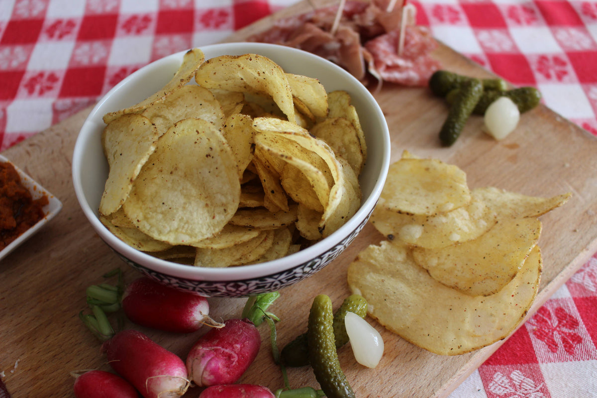 Chipsuri artizanale cu amestec de 5 tipuri de piper 40g So Chips