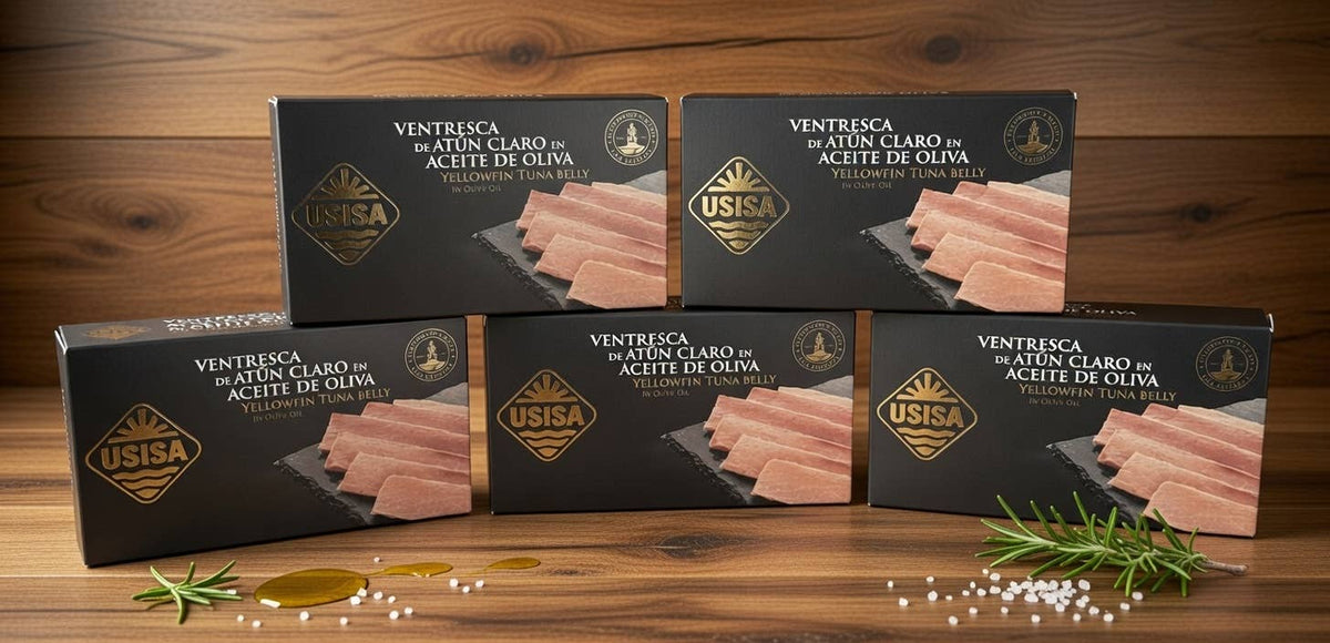 Fileuri de burtă de ton galben, 120 g USISA