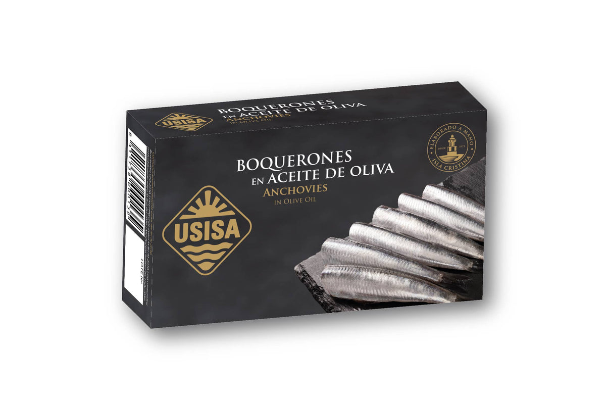 Anșoa de coastă în ulei de măsline, 120 g USISA