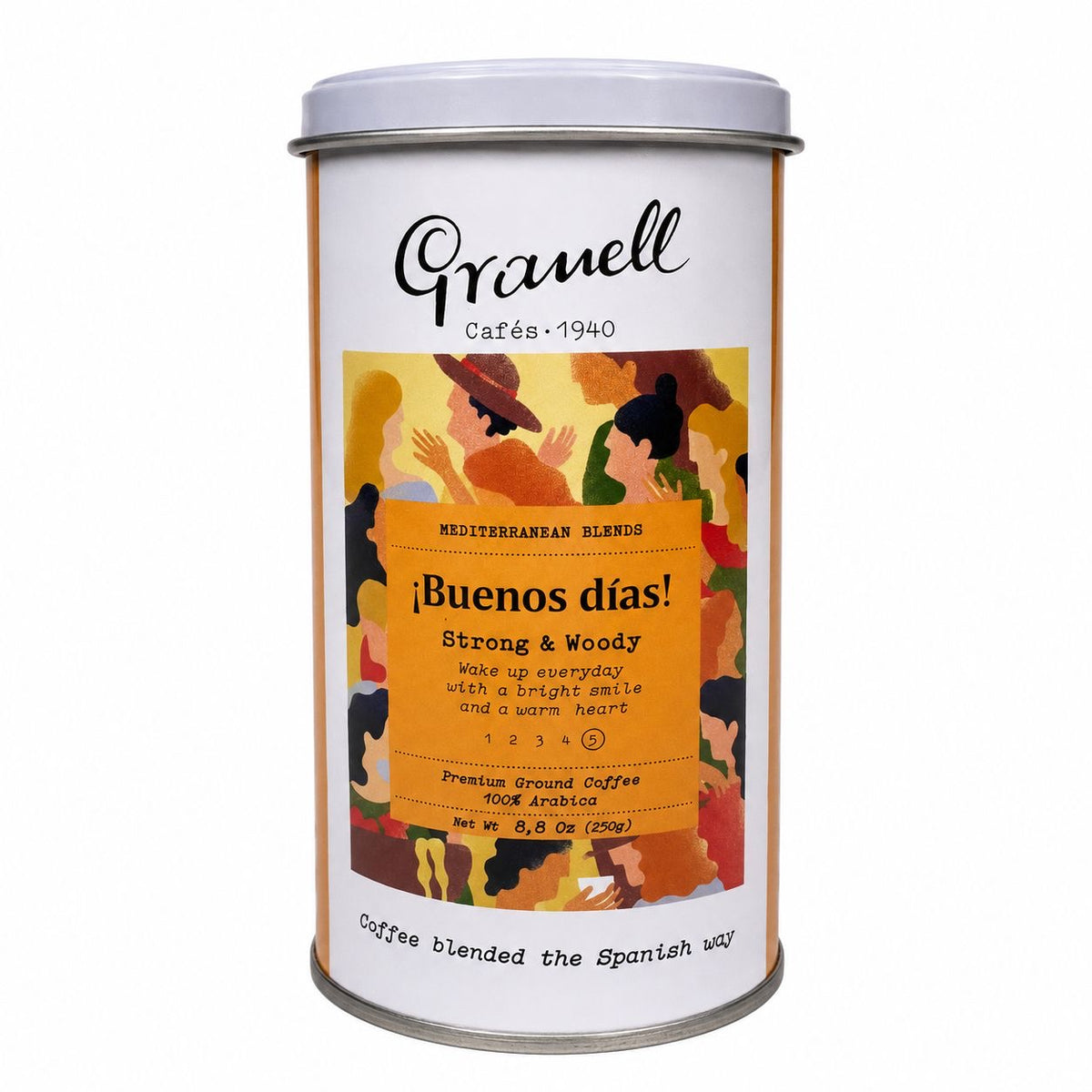 Cafea măcinată Gourmet "Bună dimineața" cu amestec mediteranean, 250gr Cafes Granel