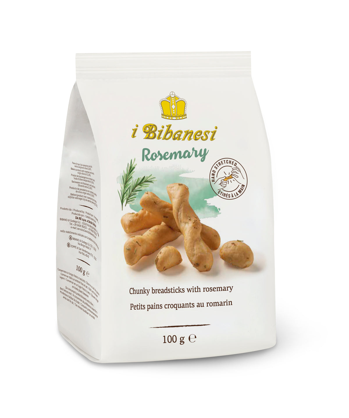 Grisine cu Rozmarin, 100g Bibanesi