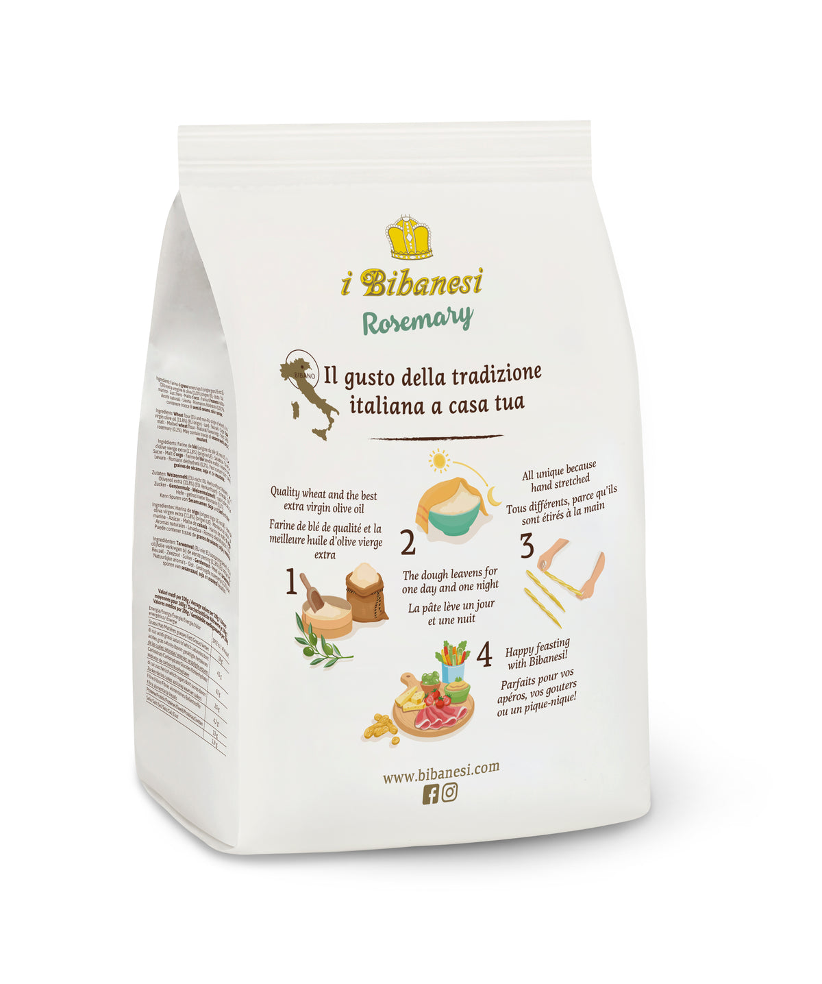 Grisine cu Rozmarin, 100g Bibanesi