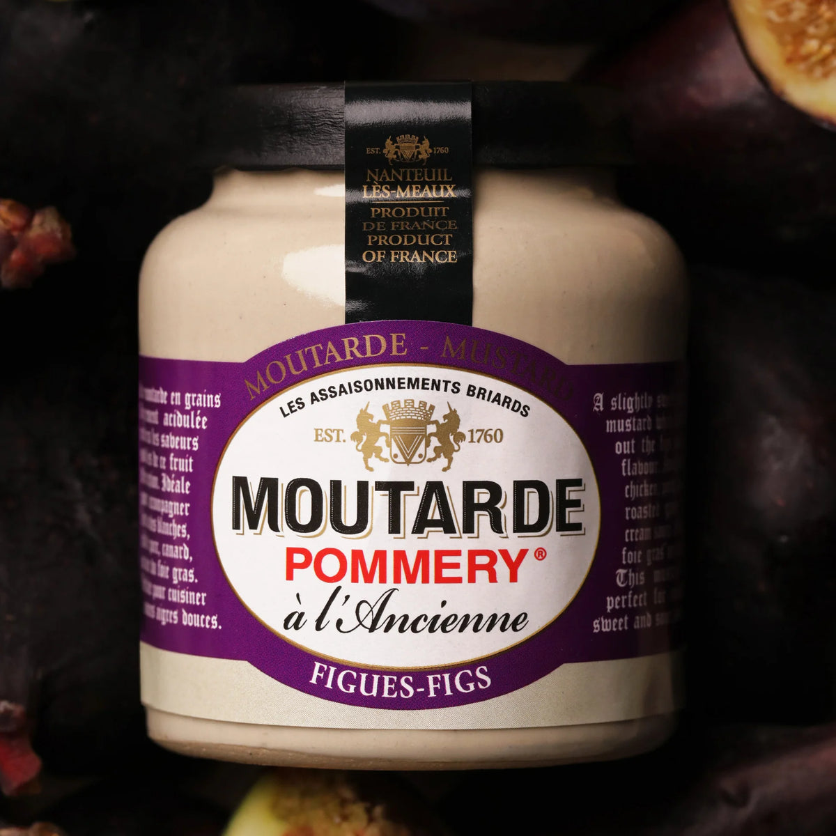 Muștarul cu smochine Pommery® 100 g -  Moutarde de Meaux® Pommery®