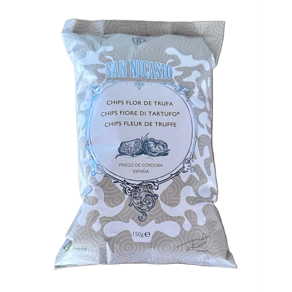 Chipsuri Premium San Nicasio Flor de Trufa cu trufe negre de vara, 150 g San Nicasio