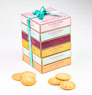 Biscuiți Sablés cu bucăți de zmeură, 100 g, Le Sablésienne, Franța