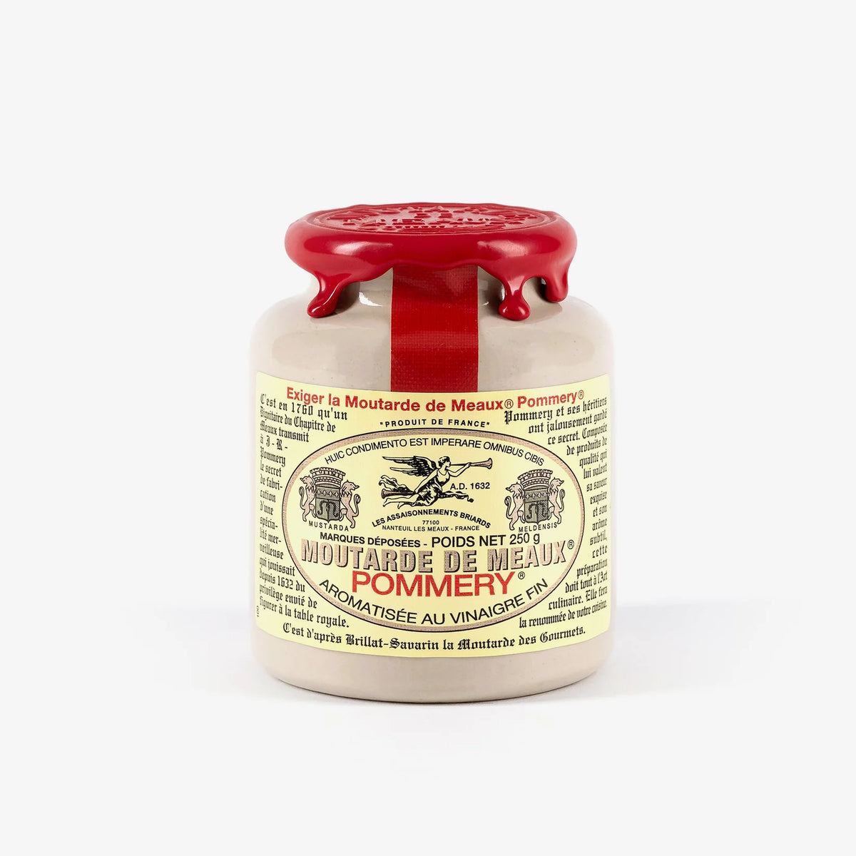 Muștar cu Boabe Întregi 250g-  Moutarde de Meaux® Pommery®