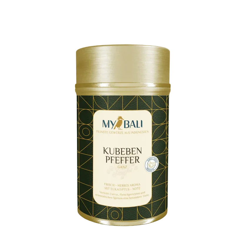 Boabe de piper Cubeb întregi, 40 g, MYBALI