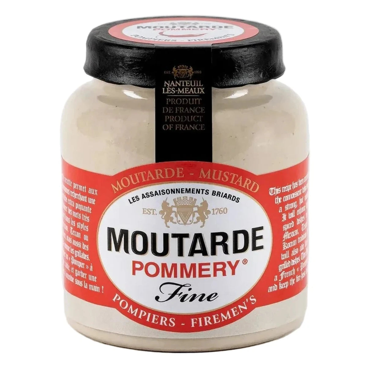 Muștarul Pompierilor cu ardei iute Pommery®, 100 g