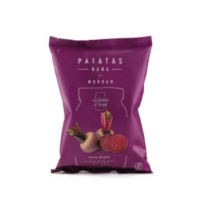 Chipsuri cu aroma de sfecla rosie(reteta lui Morgan), 40g Patatas Nana