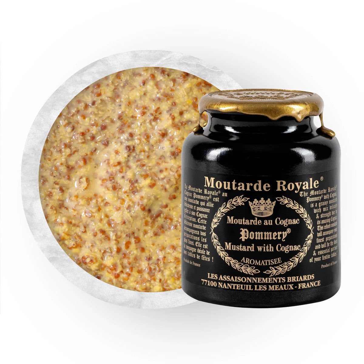 Muștar Regal boabe cu Coniac 6% Pommery®, 250 g