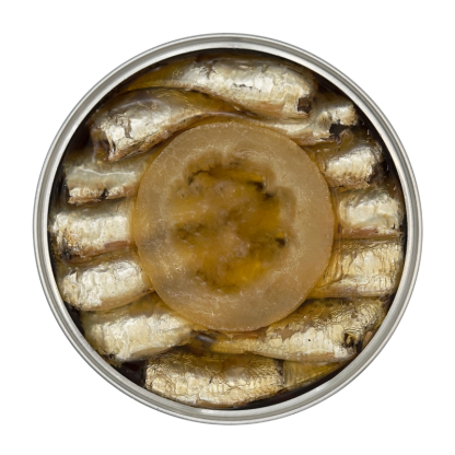 Sardine cu lămâie în ulei de măsline, 12 bucati, 115g  Rosa Lafuente