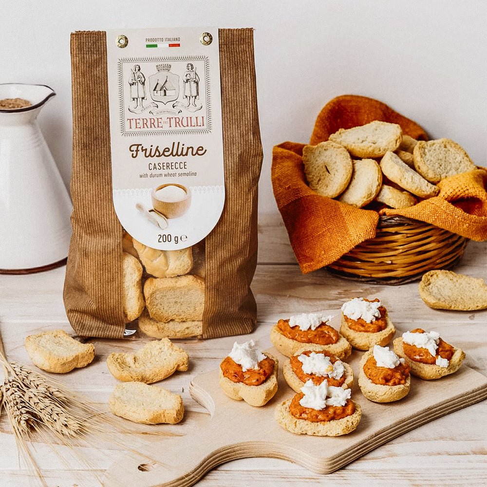 Tarallini cu roșii și busuioc, 230g – Terre dei Trulli