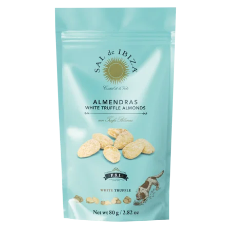 Almendras - Migdale cu trufe albe, 80g Sal de Ibiza