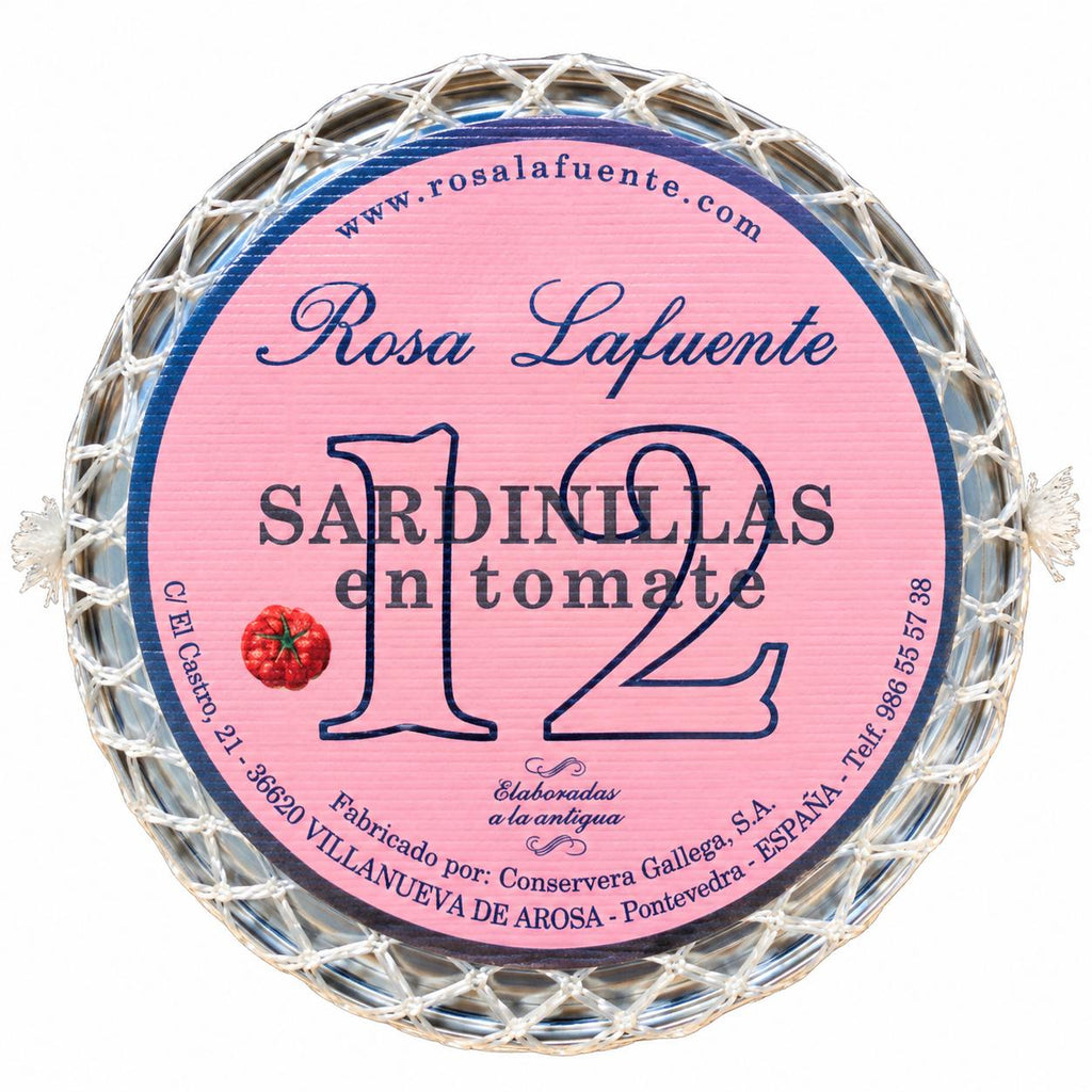 Sardine în sos de roșii, 12 bucăți, 120g Rosa Lafuente