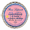 Sardine cu lămâie în ulei de măsline, 12 bucati, 115g  Rosa Lafuente