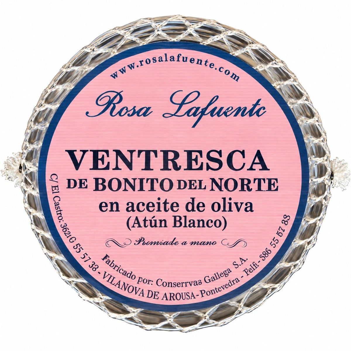 Burtă de ton alb nordic în ulei de măsline, 111g Rosa Lafuente