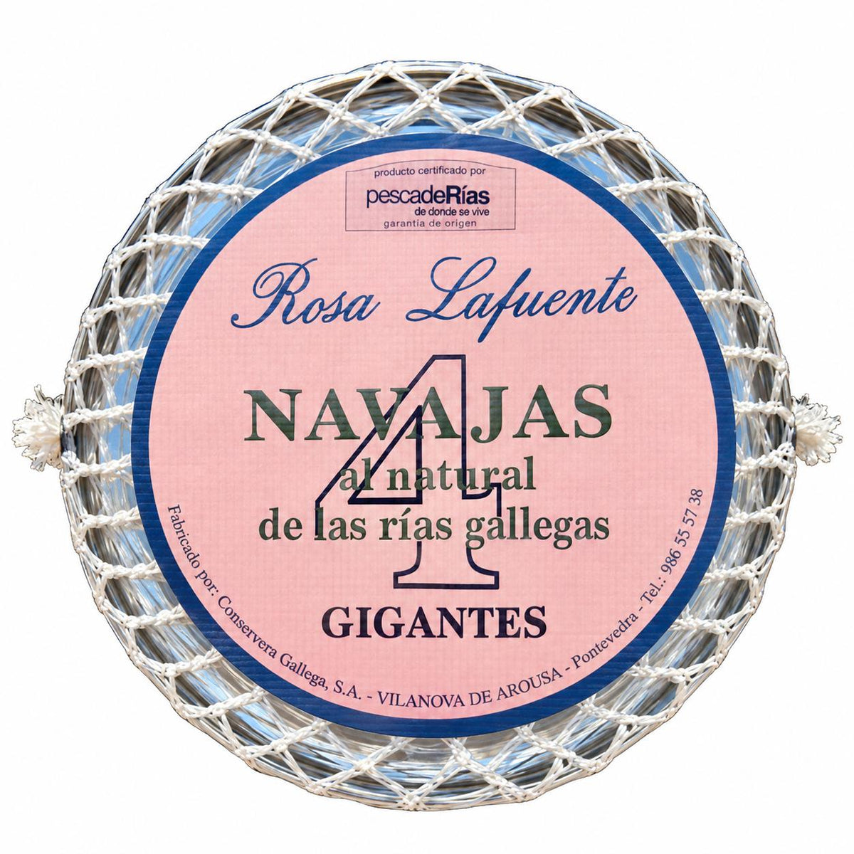 Scoici de cuțit din Rías Galiciane, 4 bucati, 111g Rosa Lafuente