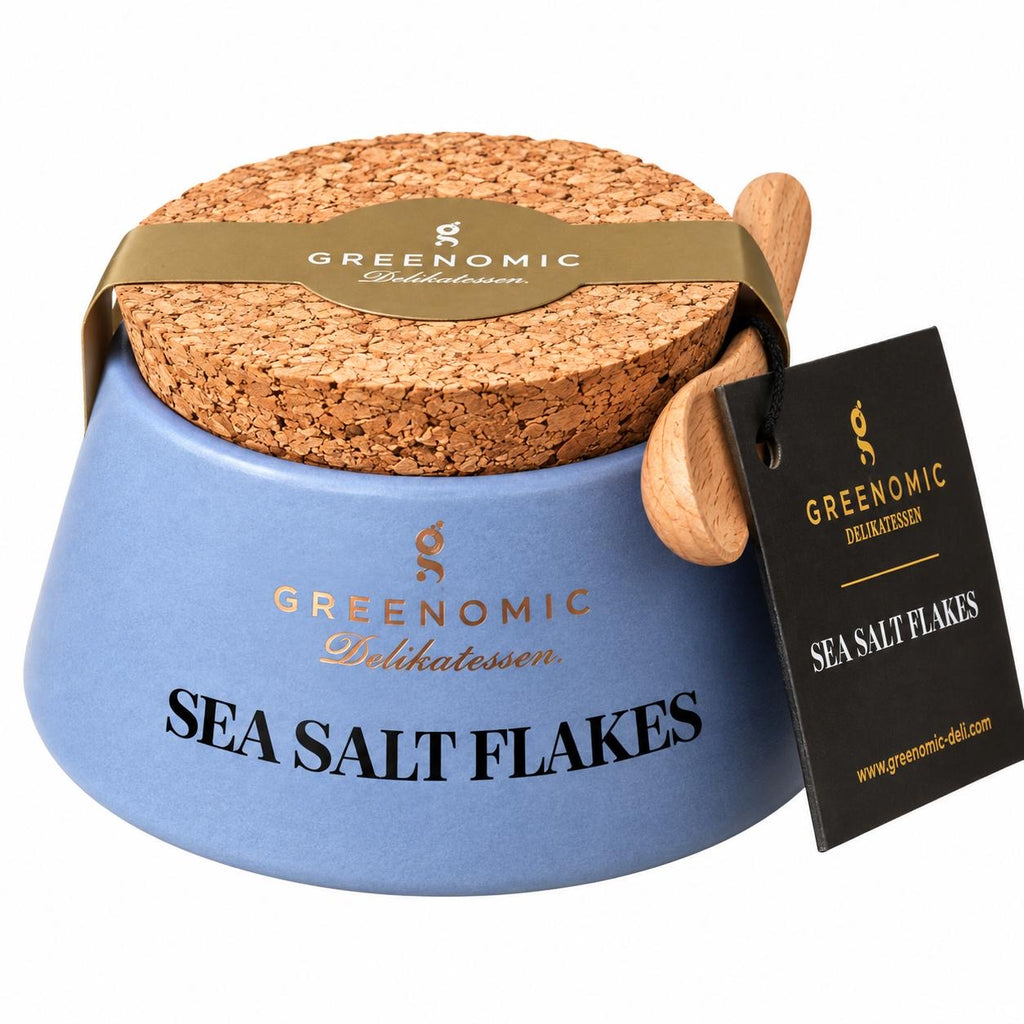 Fulgi de sare de mare, 45g  Greenomic Delikatessen