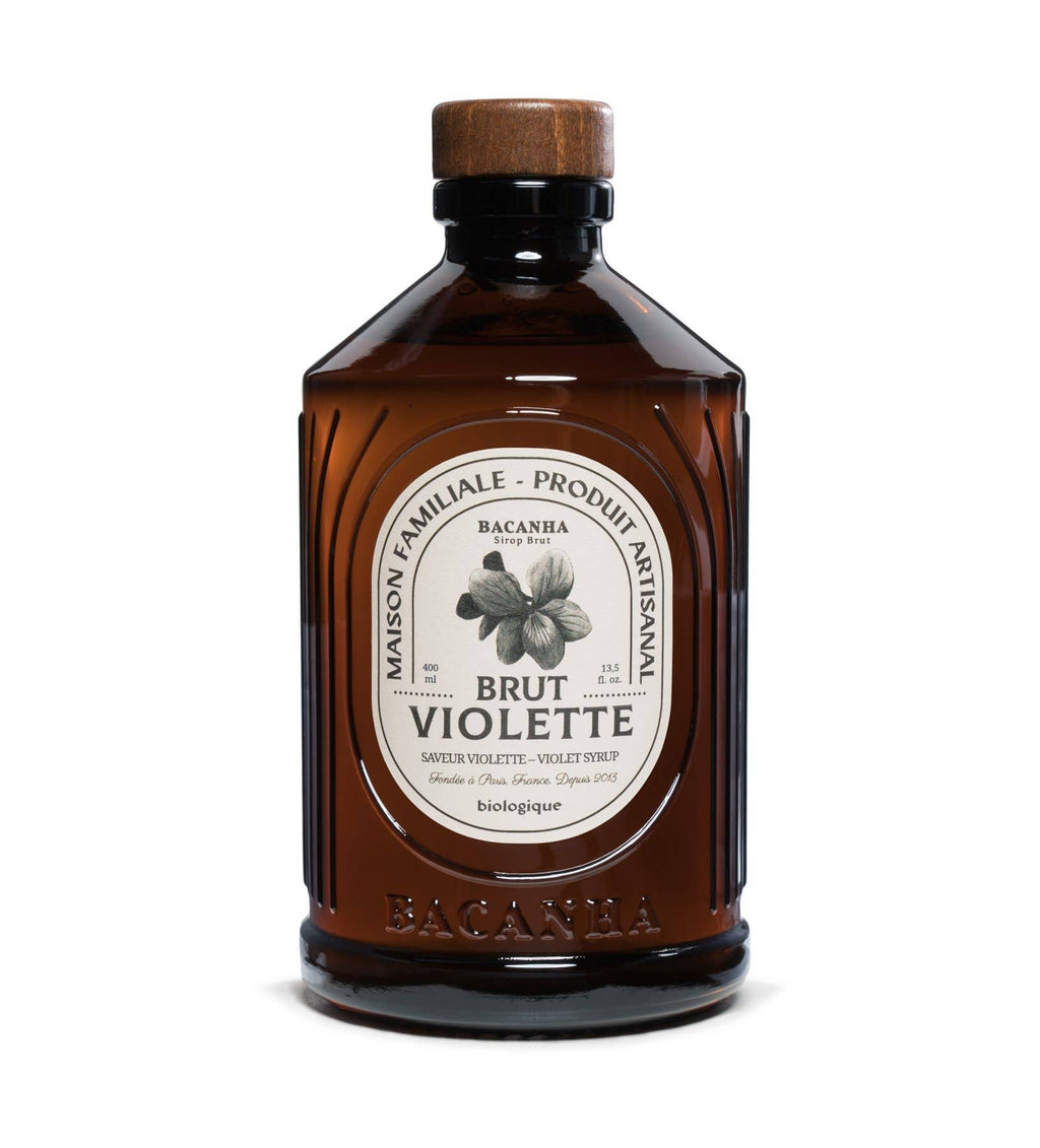 Sirop de violete crud, 400ml BACANHA