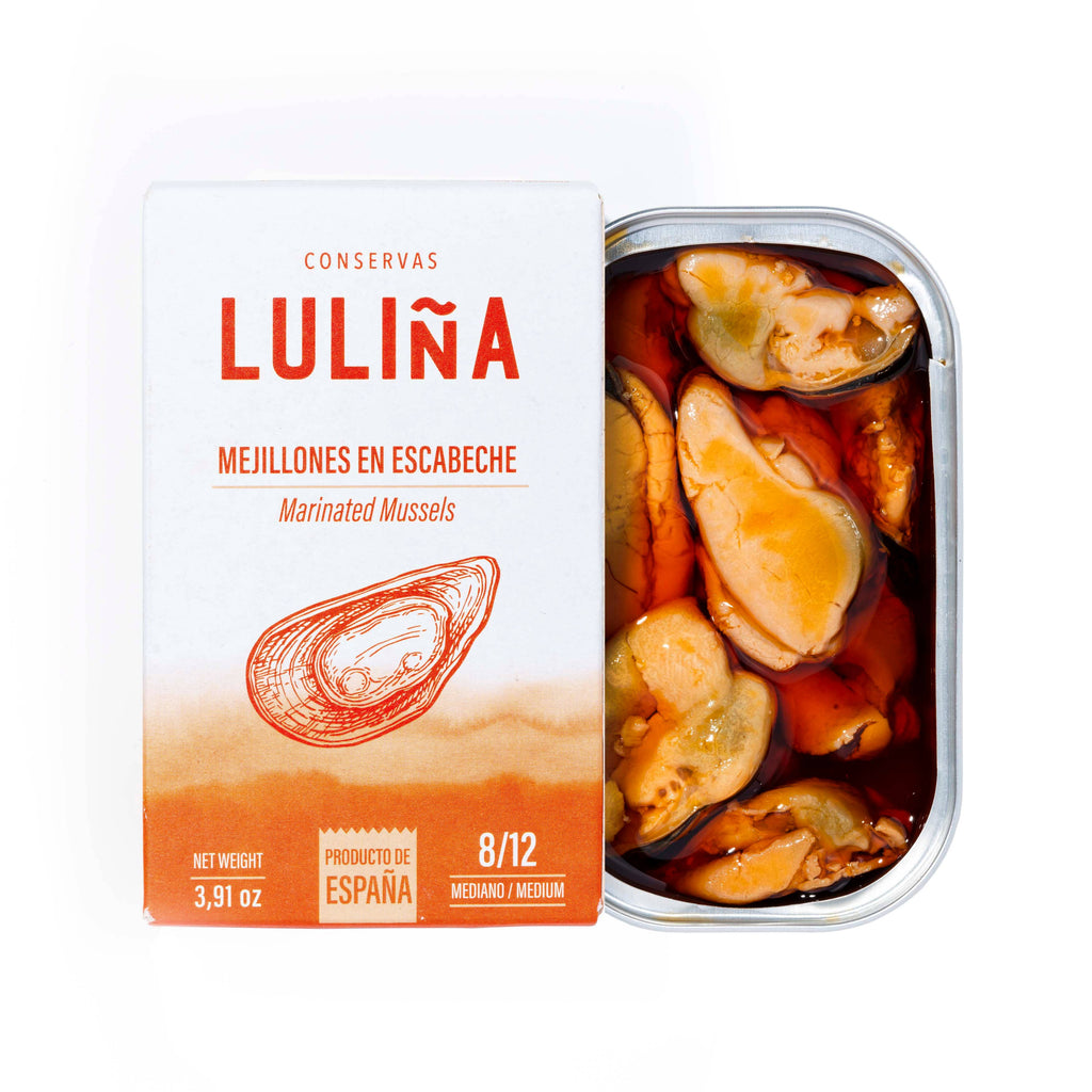 Midii murate 8/12 buc mediu, 111g Conservas Luliña