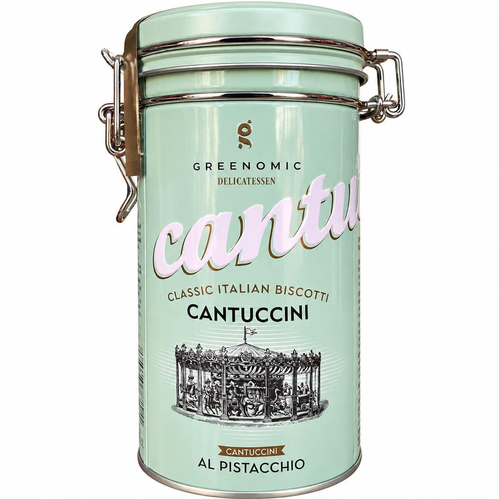Biscuiți italieni Cantuccini cu fistic, Greenomic, 180g Greenomic Delikatessen